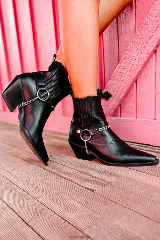 zwart Freedom rider billini western enkellaarzen NanaMacs HPTT3877