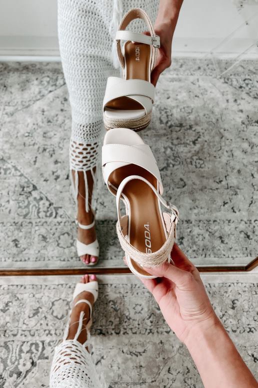 bot in de buurt van lieve espadrille sandalen met sleehak NanaMacs HPTT3932