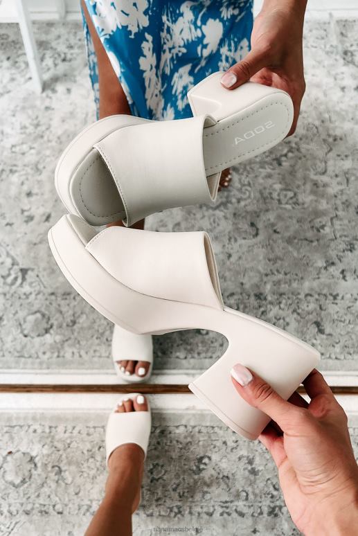 bot platform sandalen met kust charme NanaMacs HPTT3928