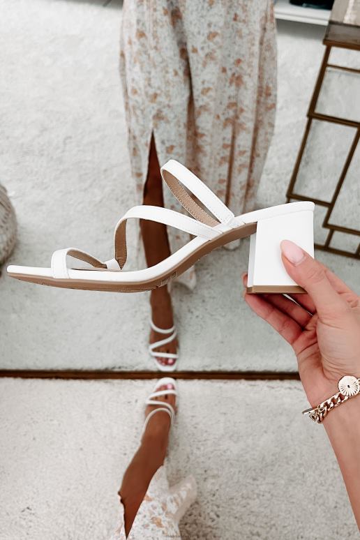 glad wit ongelooflijke sandalen met hak en bandjes NanaMacs HPTT3981