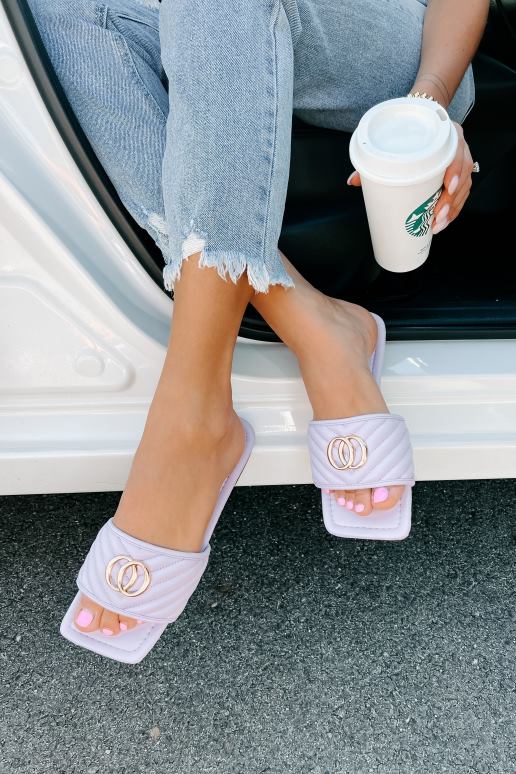 lavendel chique momenten gewatteerde sandaal NanaMacs HPTT4026