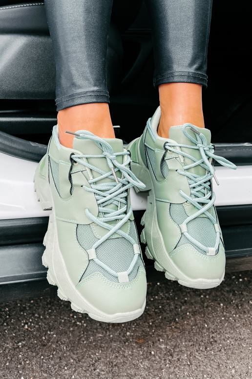 groente Kelia dikke sneakers met dubbele veter NanaMacs HPTT4055