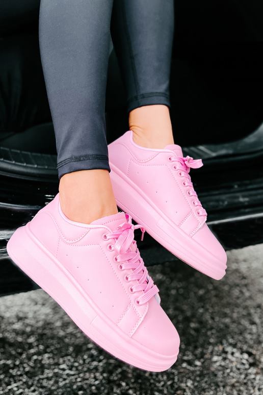 roze Stoep strut platform sneaker NanaMacs HPTT4048