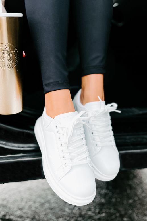 wit Stoep strut platform sneaker NanaMacs HPTT4052