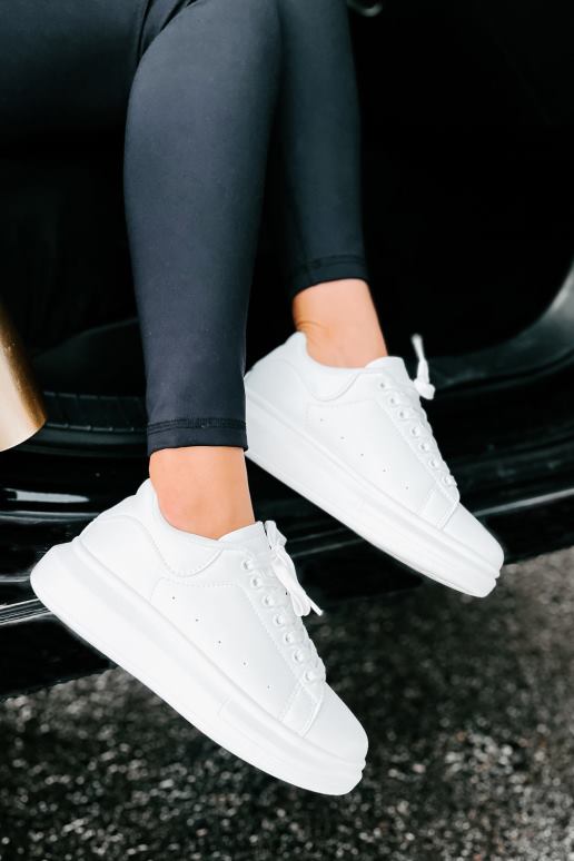 wit Stoep strut platform sneaker NanaMacs HPTT4052