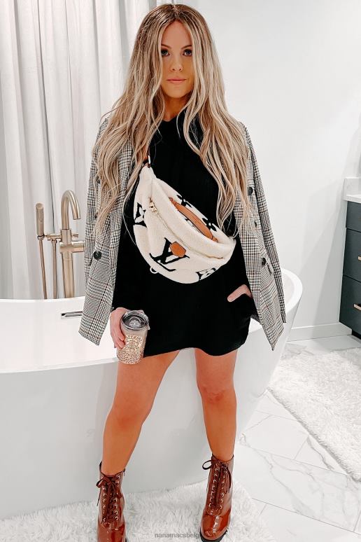 bruin de klok rond geruite blazer NanaMacs HPTT3637