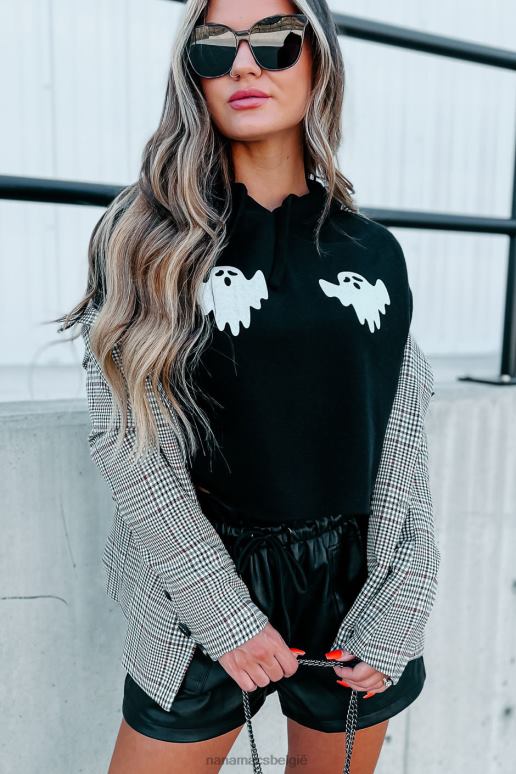 bruin de klok rond geruite blazer NanaMacs HPTT3637