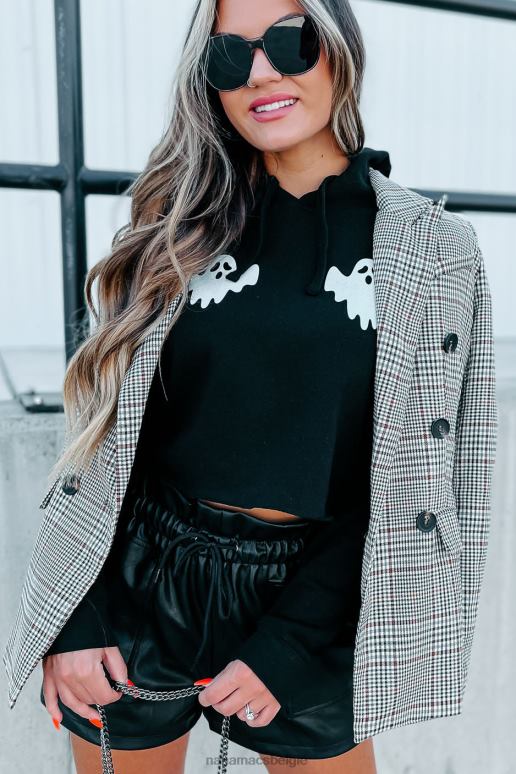 bruin de klok rond geruite blazer NanaMacs HPTT3637