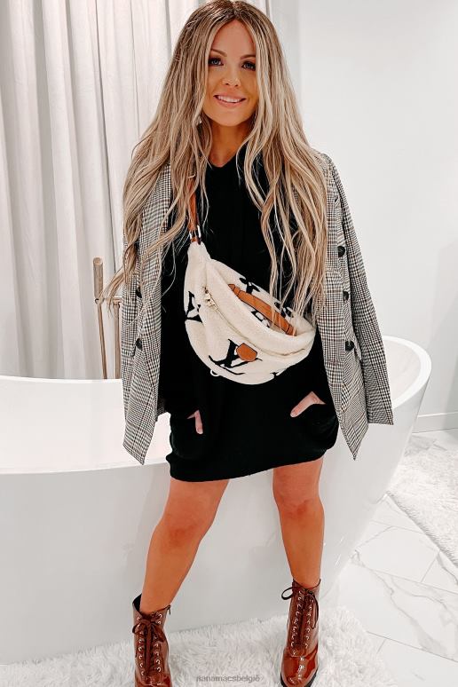 bruin de klok rond geruite blazer NanaMacs HPTT3637