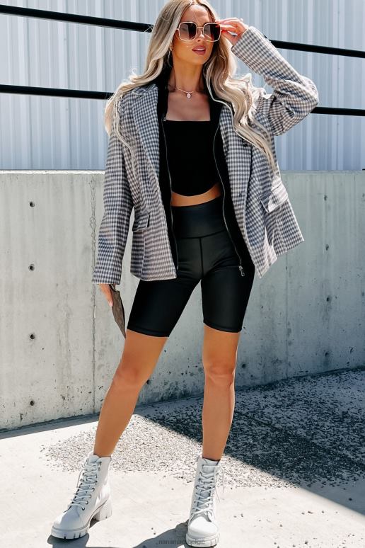 grijze multi voor je dromen blazer met capuchon NanaMacs HPTT3643