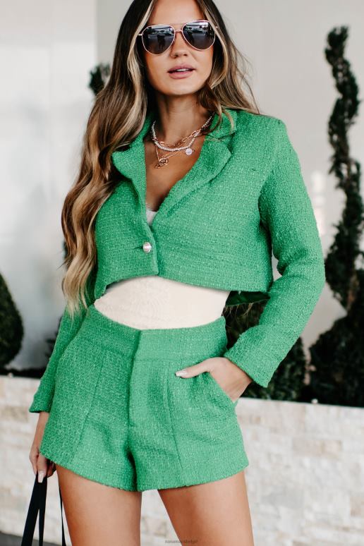 groente een beetje brutale tweed blazer NanaMacs HPTT1646