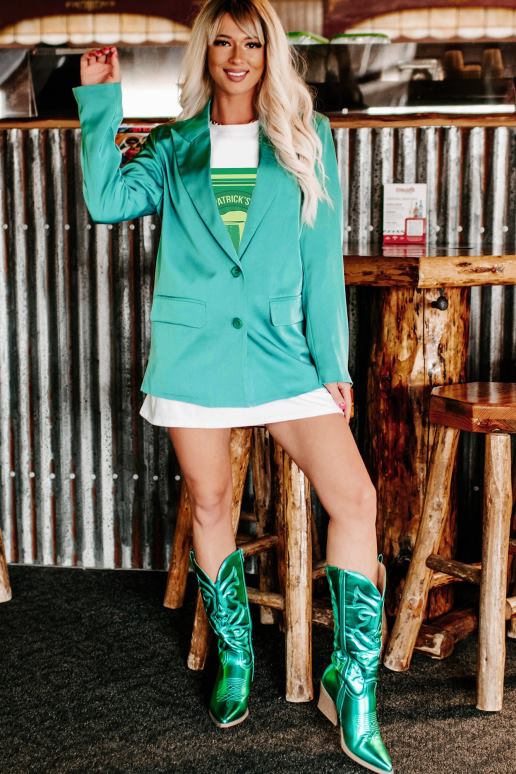 groente zie het gebeuren satijnen blazer NanaMacs HPTT3627