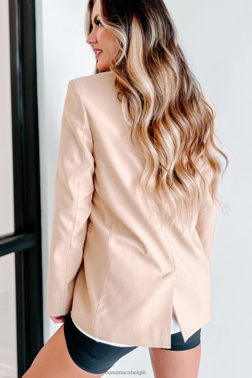 lichtbruin past bij alles 4-knoops blazer NanaMacs HPTT3642