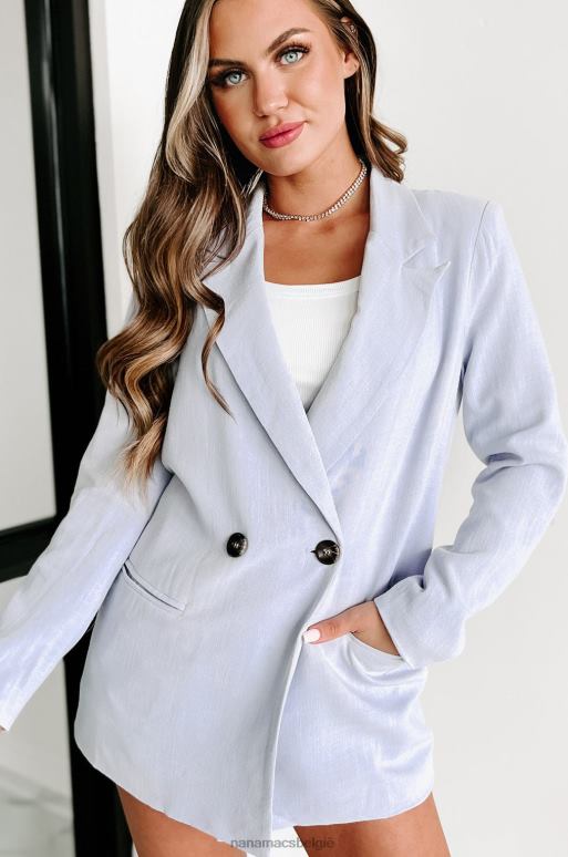 lila bedoeld als linnen blazer NanaMacs HPTT1602