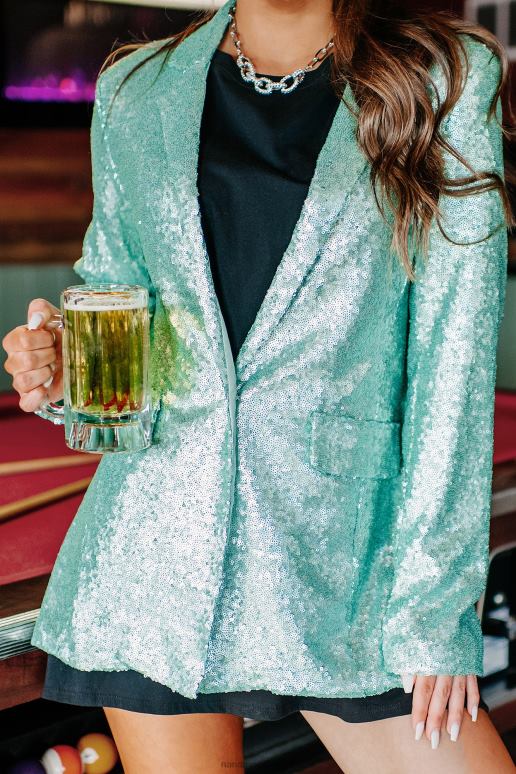 water dat is een blazer met pailletten uit de showbizz NanaMacs HPTT3626