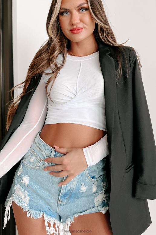 zwart altijd werkende oversized blazer NanaMacs HPTT3620