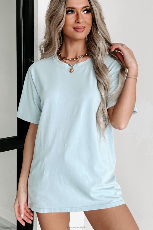 blauw T-shirt met korte mouwen NanaMacs HPTT621