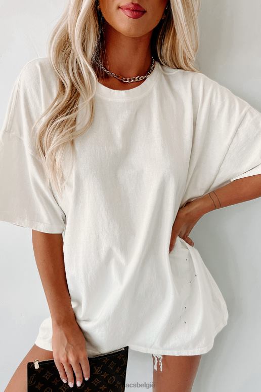 bot versleten oversized t-shirt NanaMacs HPTT763