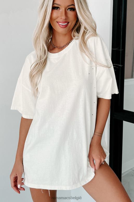 bot versleten oversized t-shirt NanaMacs HPTT763
