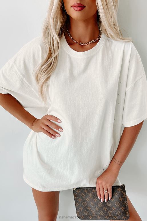 bot versleten oversized t-shirt NanaMacs HPTT763