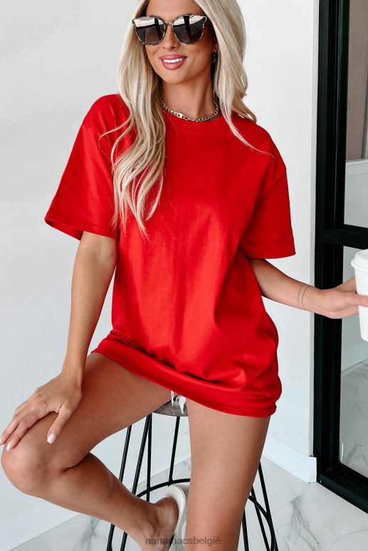 rood T-shirt met korte mouwen NanaMacs HPTT765