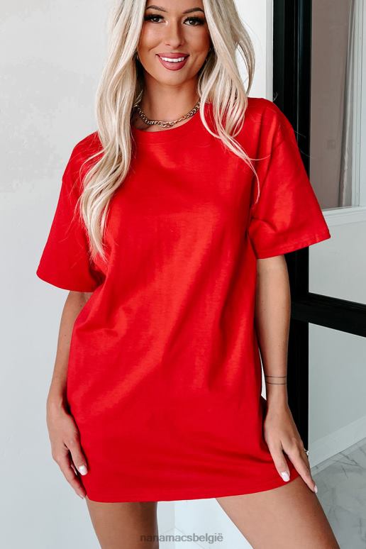 rood T-shirt met korte mouwen NanaMacs HPTT765