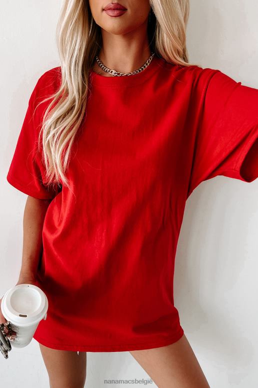 rood T-shirt met korte mouwen NanaMacs HPTT765
