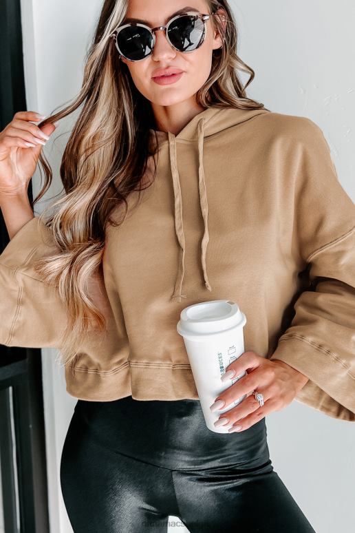 kameel relax meer capuchon met wijde mouwen NanaMacs HPTT1763