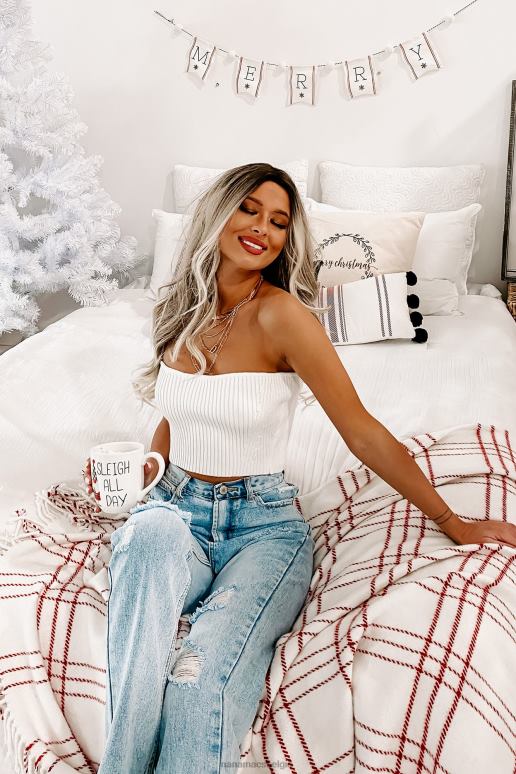 room testen van mijn geduld trui gebreide tube top NanaMacs HPTT1501