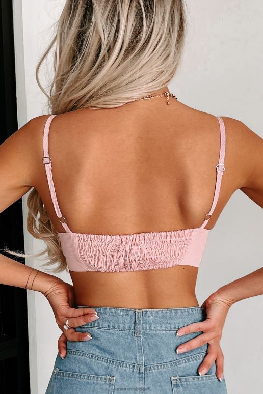 roze Sweet Strides gestripte topset NanaMacs HPTT1153