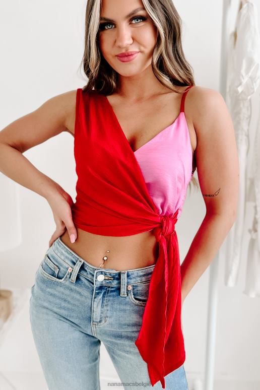 roze/rood weelderig bloeiende tweekleurige wikkeltop NanaMacs HPTT813