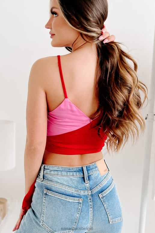 roze/rood weelderig bloeiende tweekleurige wikkeltop NanaMacs HPTT813