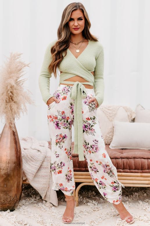 verstandig rustige schilderachtige wikkeltop met lange mouwen NanaMacs HPTT1506