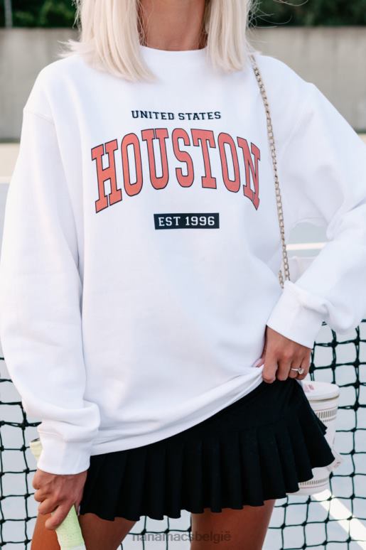 wit Houston graphic - meerdere shirtopties NanaMacs HPTT911