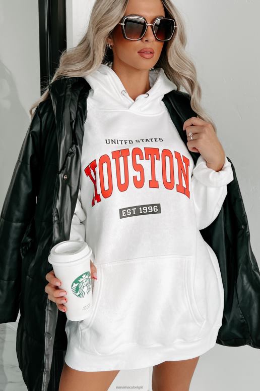 wit Houston graphic - meerdere shirtopties NanaMacs HPTT911