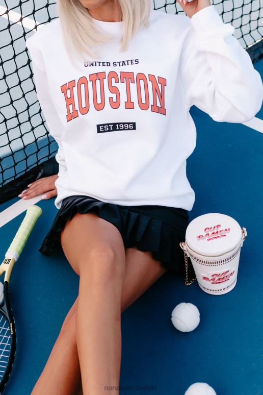 wit Houston graphic - meerdere shirtopties NanaMacs HPTT911