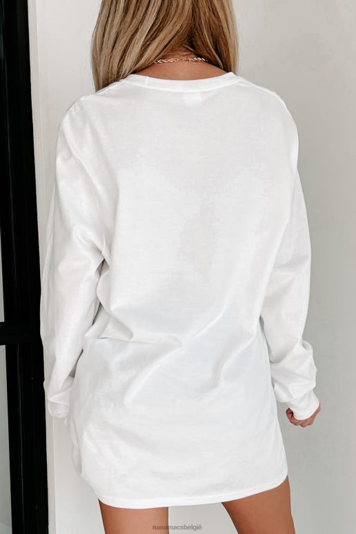 wit basistop met lange mouwen NanaMacs HPTT669