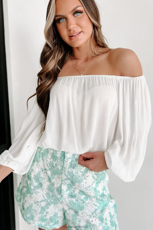 wit kust casual off-shoulder top NanaMacs HPTT917