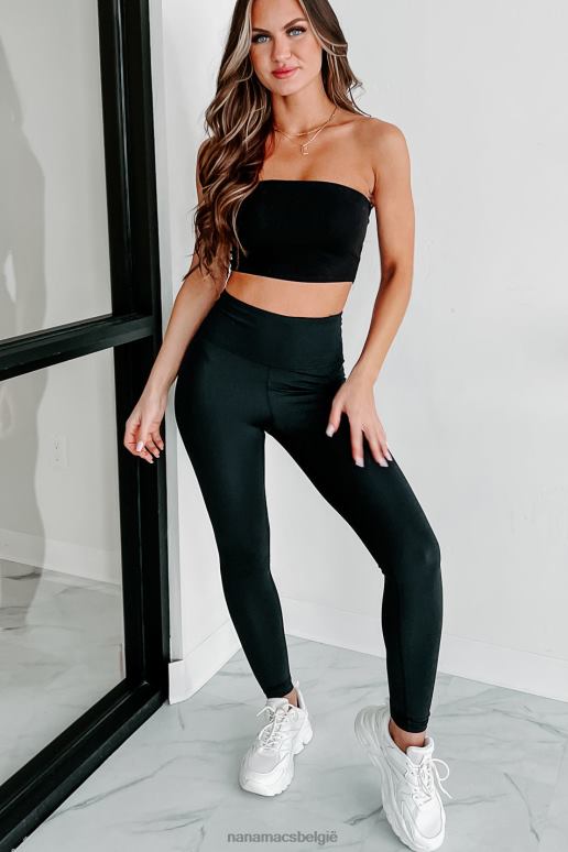 zwart draag me elke dag tube top NanaMacs HPTT678