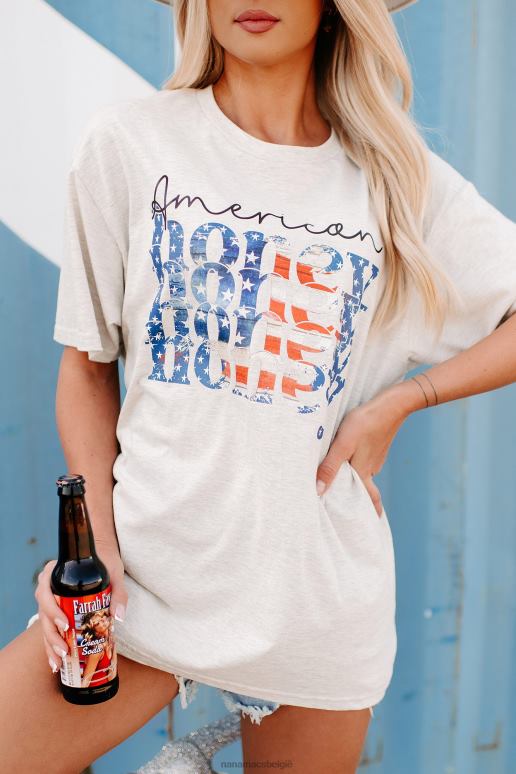 heide havermout zoet Amerikaans honing grafisch t-shirt NanaMacs HPTT791