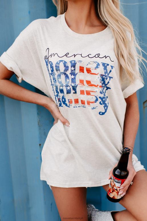 heide havermout zoet Amerikaans honing grafisch t-shirt NanaMacs HPTT791