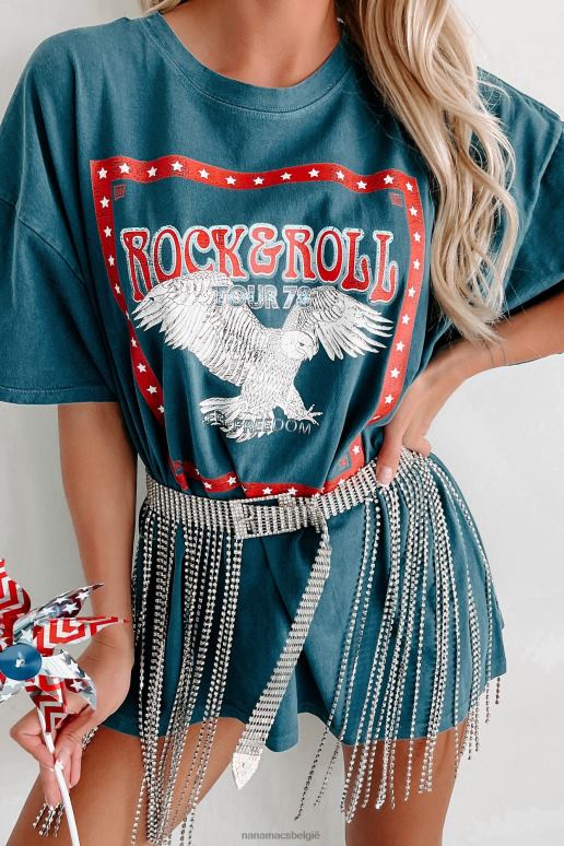 marine rock roll tour oversized grafisch t-shirt NanaMacs HPTT849