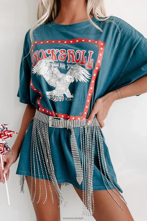 marine rock roll tour oversized grafisch t-shirt NanaMacs HPTT849