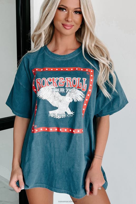 marine rock roll tour oversized grafisch t-shirt NanaMacs HPTT849