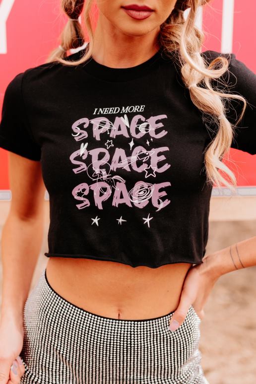 zwart ik heb een ruimtelijk cropped T-shirt met onafgewerkte zoom nodig NanaMacs HPTT1096