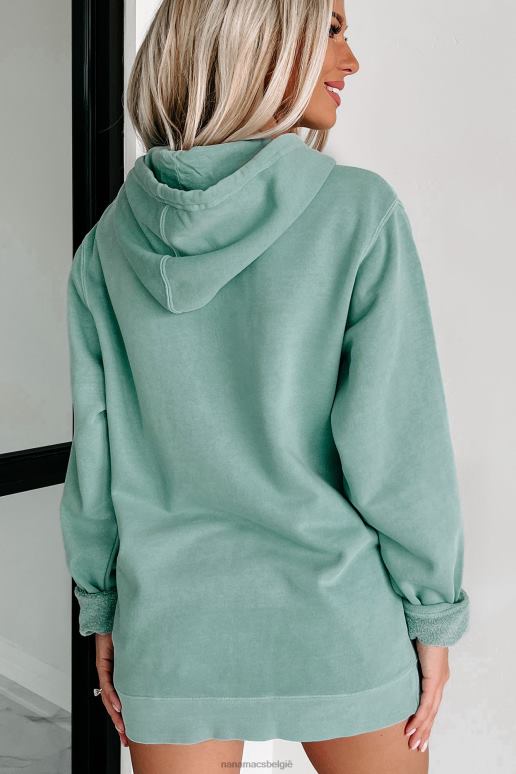 munt woestijn zonsondergangen vintage wash grafische hoodie NanaMacs HPTT3589