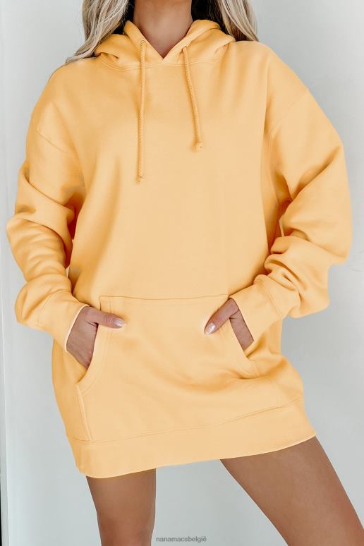 perzik lichtgewicht hoodie NanaMacs HPTT670