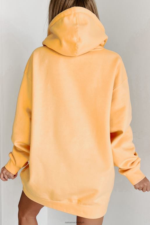perzik lichtgewicht hoodie NanaMacs HPTT670