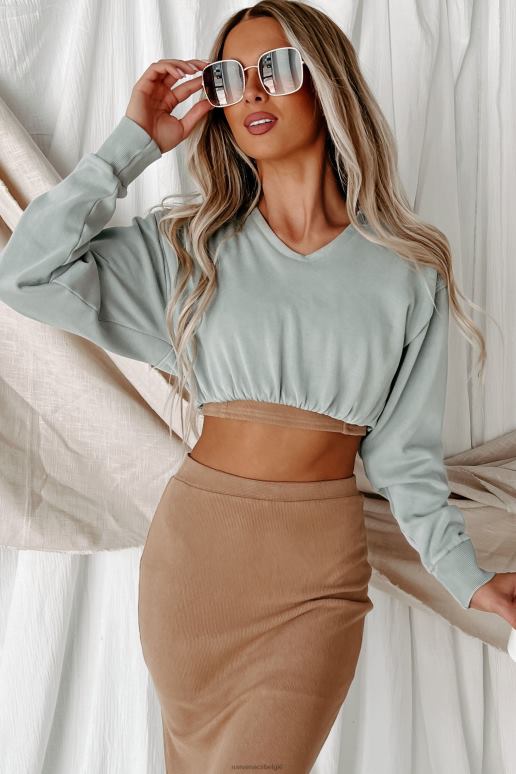 verstandig helemaal opnieuw cinched cropped hoodie NanaMacs HPTT1422