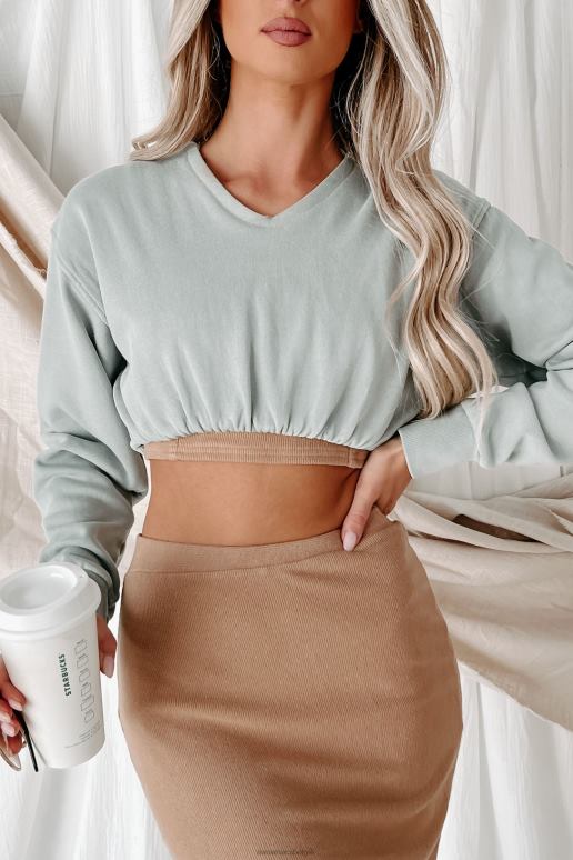 verstandig helemaal opnieuw cinched cropped hoodie NanaMacs HPTT1422